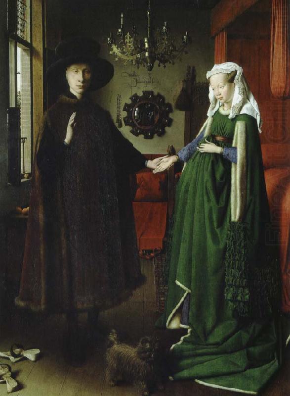 makarna arnolfinis trolovning, Jan Van Eyck